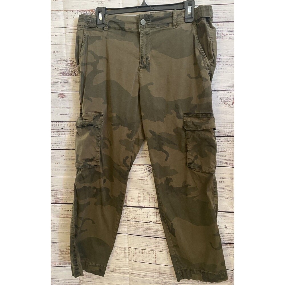 SANCTUARY Standard Surplus Women's Camouflage Army Green Cargo Pants Size 31